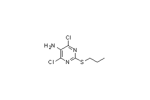4,6-dichloro-2-(propylthio)-5-Pyrimidin-amine